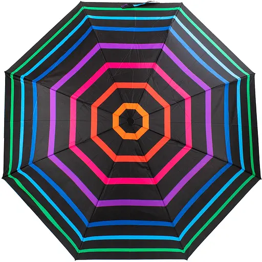 Женский складной зонтик полуавтомат Happy Rain 97 см разноцветный