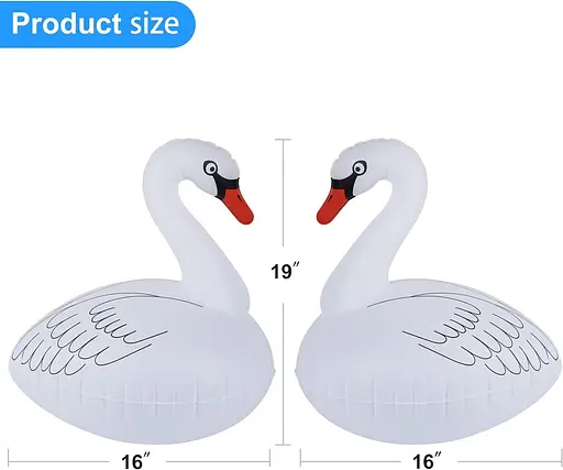 Плаваючі ліхтарі для басейну Лебідь, Поодинокі водонепроникні сонячні надувні ліхтарі для басейну - фото 7