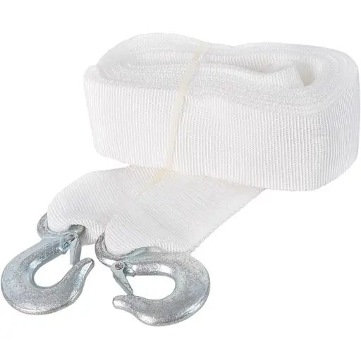 Трос буксирувальний Vitol ST1009 стрічка 8 тонн 75 мм х 5 м білий (ТР-109-8-1) - фото 2