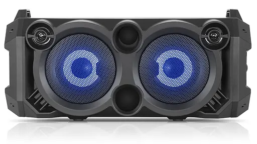 Портативная колонка 2.0 Real-El X-751 Black 2 x 18 Вт пластиковый корпус Bluetooth MicroSD/USB аккумулятор 4000 мАч - фото 2