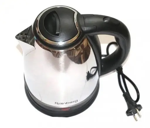 Электрочайник из нержавеющей стали Rainberg RB-804 Металл 2л 2000 Вт Серебристый/Черный - фото 3