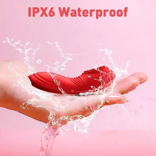 Смарт-вибратор Love Spouse Magnetic клиторальный 11 см для женщин USB 10 режимов красный - фото 11