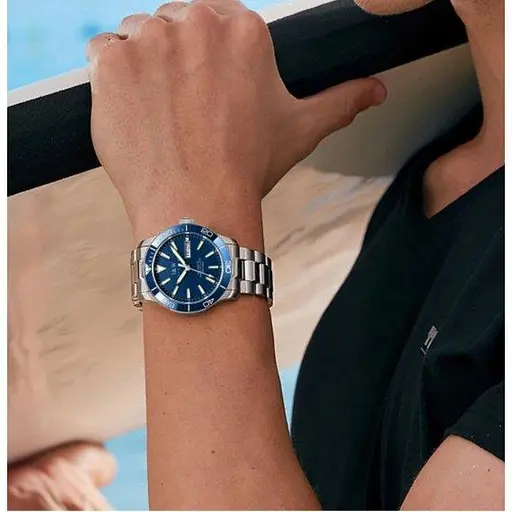 Часы мужские механические наручные Carnival BlueMarine 10 Bar (Серебристые) - фото 5