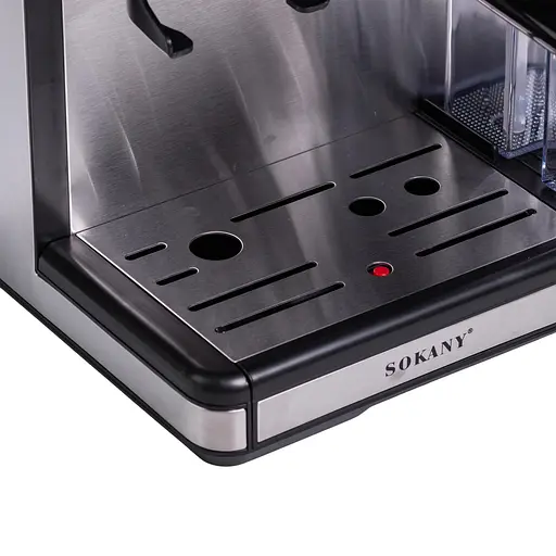 Кавоварка ріжкова Sokany SK-04032 1800Вт з кавомолкою 4в1 2.6л 20 бар - фото 9