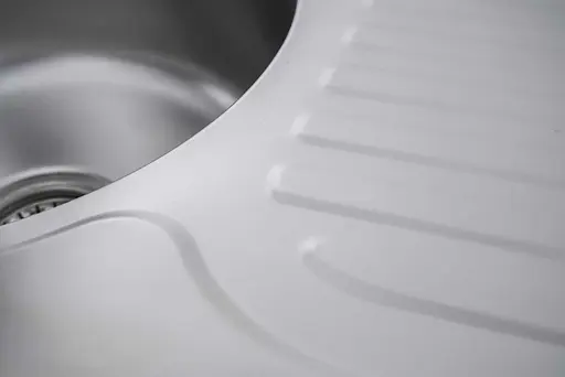 Кухонна мийка з нержавіючої сталі Platinum сатин 6745 (0,8/180 мм), R, Satin - фото 12