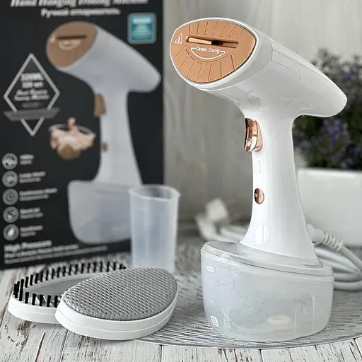 Ручной вертикальный отпариватель RAF R.1285W паровой утюг для одежды с керамической подошвой 1600Вт Белый - фото 9