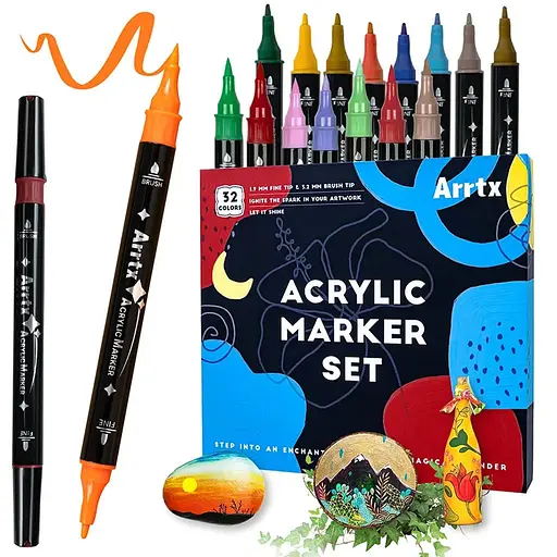 Акриловые маркеры Arrtx AACM-03-32 32 цвета