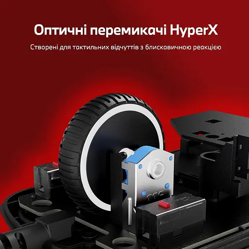 Миша HyperX Pulsefire SAGA RGB Black (A2PB3AA) - фото 11