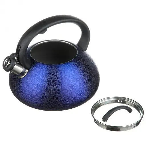 Якісний металевий чайник зі свистком з нержавіючої сталі для газової плити А-Плюс чайник нержавійка - фото 2