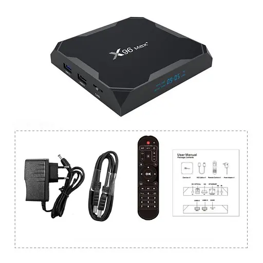 Смарт ТВ приставка X96 Max Plus ( Max+ ) 4/64 Гб 1000 Smart TV Box Android - фото 7