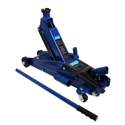 Домкрат гідравлічний підкатний Vitol 3т 150-530 мм з надставкою 20 кг (DP-25025B) - фото 1