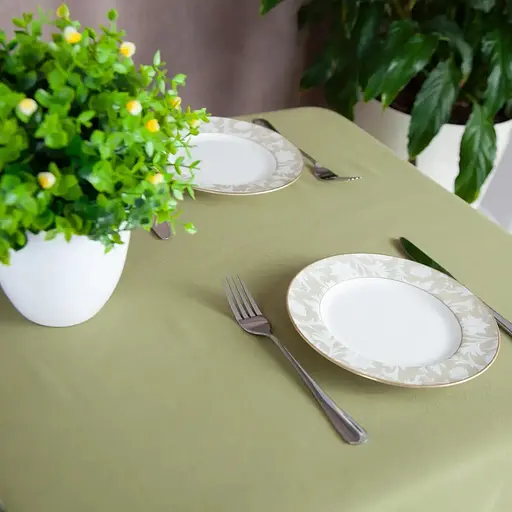 Скатерть ТЕП Aquastop водоотталкивающая Olive 140x180 см (С-04190_29828) - фото 4