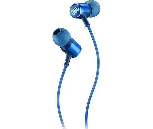 Наушники JBL проводные стерео-гарнитура Live 100 ( LIVE100BLU) синие - фото 2