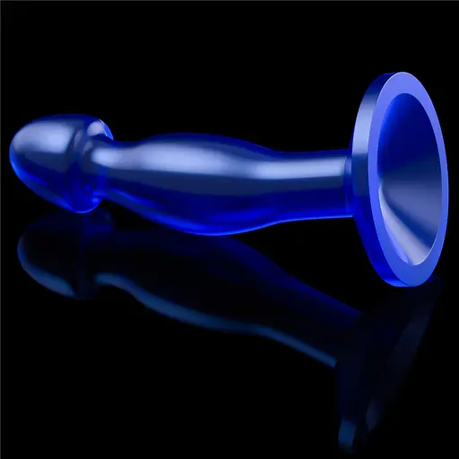 Анальная пробка Flawless Clear Anal Plug 6.5'' 16.5 см (синий) - фото 3