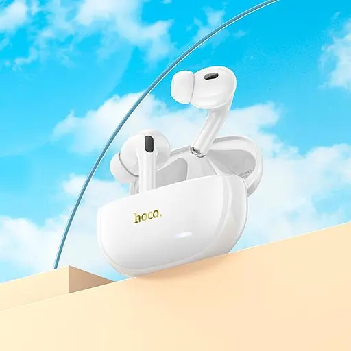 Навушники Hoco Norman true бездротовий ANC BT headset EW60 Plus |BT5.3, 30/300mAh, 4h| white - фото 5