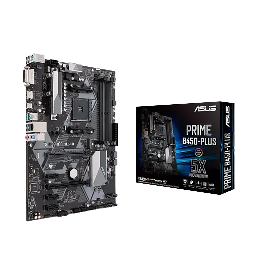 Материнська плата Asus B450-Plus Prime Socket AM4 (PRIME B450-PLUS) - фото 2