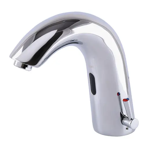 Змішувач сенсорний для умивальника Hotec 19.112 DC/AC Hot/Cold Хром - фото 1