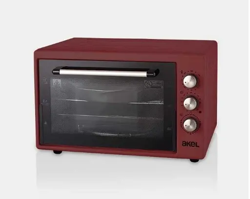 Духовка настольная Akel 50л AF955LF_red - фото 1