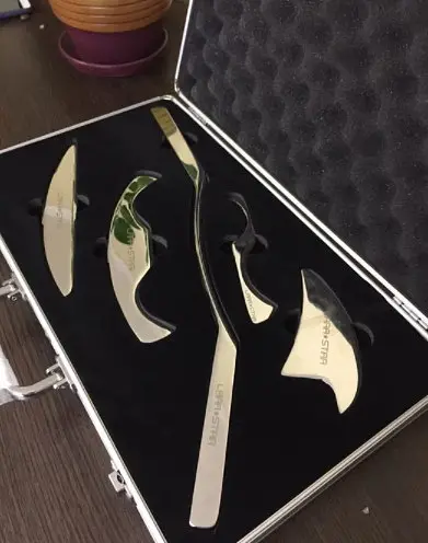 Инструмент для ИММТ (IASTM) сталь с кейсом (комплект 5 штук) - фото 6