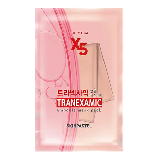 Маска для лица Skinpastel X5 Tranexamic Acid Ampoule Mask с транексамовой кислотой 25 мл - фото 1