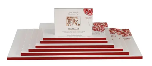 Склейка для акварели Sennelier, 20 листов, горячее прессование, 300 г/м, 51x36 см. - фото 2