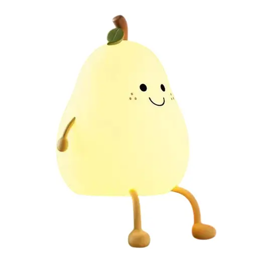 Силіконовий світильник - нічник Груша із вбудованим акумулятором