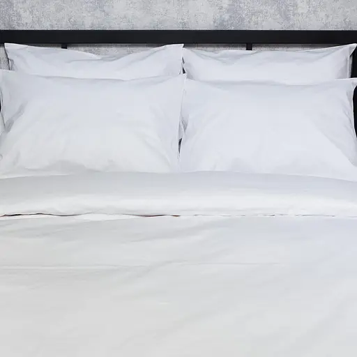 Комплект постельного белья Moon&Star Бязь Gold Люкс White Glow King Size 220x240 наволочки 4х50х70 - фото 5