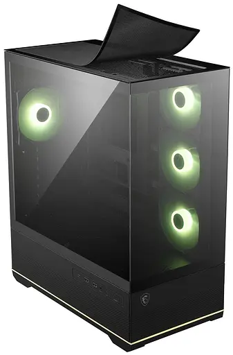 Корпус MSI MAG PANO 110R PZ черный (MAG PANO 110R PZ) без блока питания - фото 3