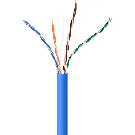 Кабель UTP 5e (бухта, 305м) Cablexpert Blue UPC-5004E-SOL-B - фото 1