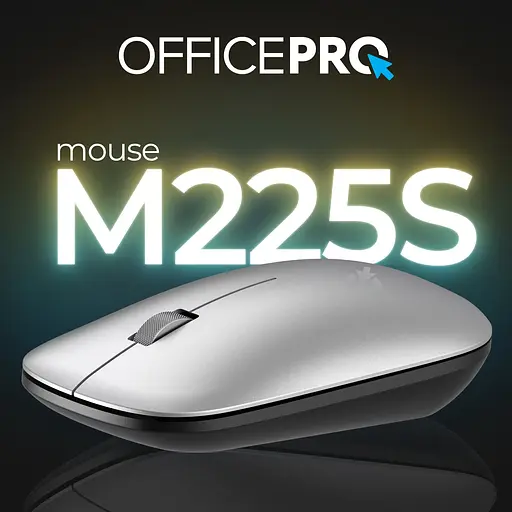 Мышь OfficePro M225S Silent Click Wireless Silver [144298] - фото 3