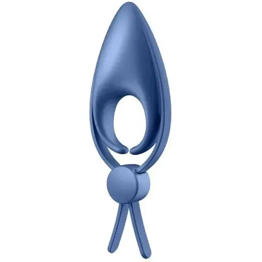Ерекційне віброкільце ласо з регулюванням розміру Satisfyer Sniper Blue - фото 2