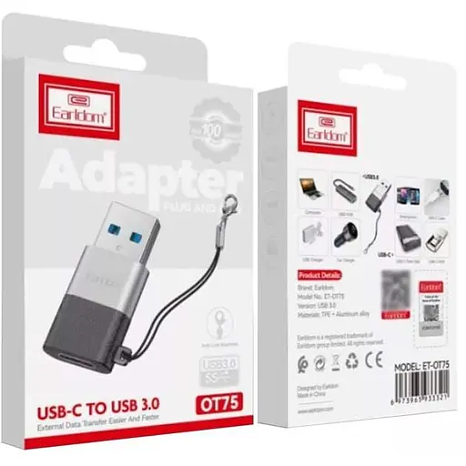 Переходник Earldom ET-OT75 USB-C TO USB 3.0 - фото 2