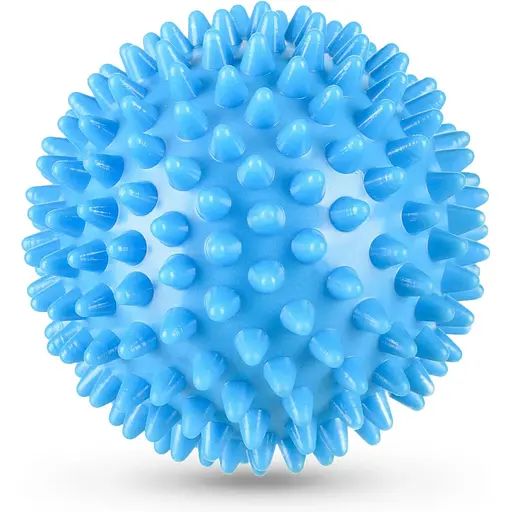 Набор массажных мячей Gymtek 70 мм 2 шт твердый/мягкий серо-голубой - фото 6