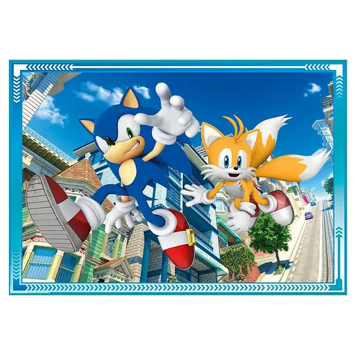  Пазл 4 в 1 Clementoni Sonic: 12+16+20+24 елементи (21522) - фото 2