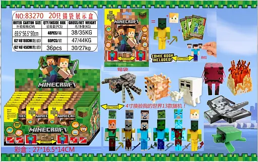 Игровой набор герои Minecraft, 83270 - фото 2