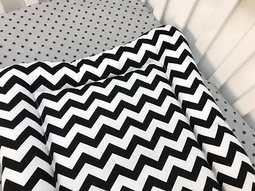 Матрац Moontime на пеленальний стіл "Зигзаг чорний" - фото 2