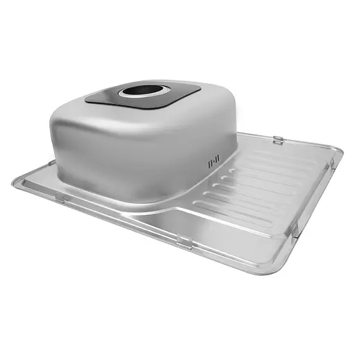 Кухонная мойка Kroner KRP Satin-6350 (0,8 мм) CV022779, Satin - фото 5