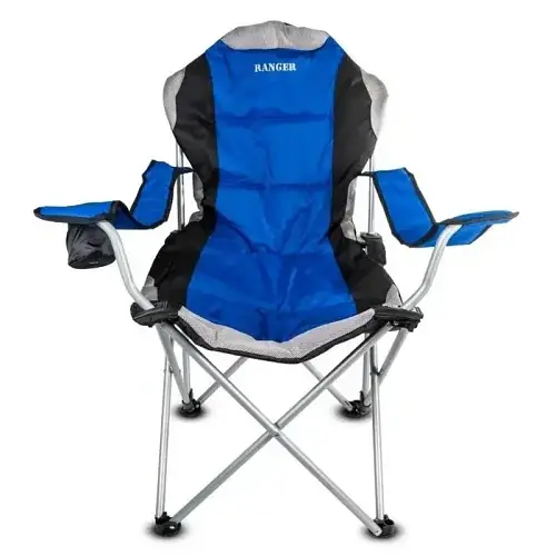 Крісло-шезлонг туристичне складане Ranger FC 750-052 (107х63х96см) Синій - фото 2