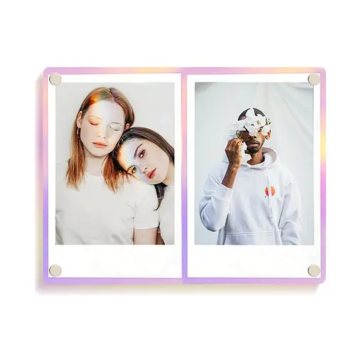 Фоторамка универсальная для Instax Mini Square Wide цветная магнитная - фото 3