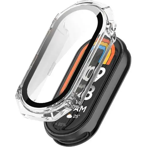 Чохол-накладка DK Пластик Gloss Glass Full Cover для Xiaomi Mi Band 8 (015816) (clear)