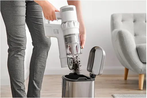 Пылесос беспроводной Sencor 250 Вт автон. работа до 45 мин НЕРА подсветка турбо щетка белый - фото 6