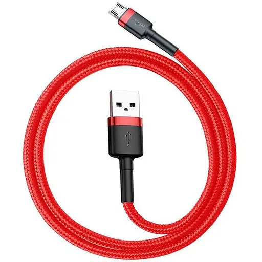 Кабель Baseus Cafule Micro USB 2.4A (1m) (red)