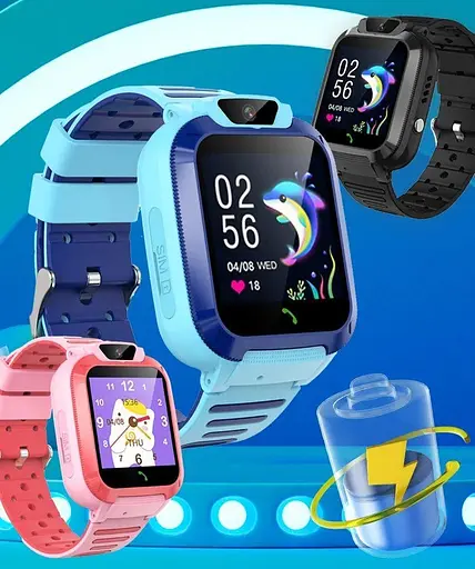 Дитячий смарт-годинник Smart Watch Q8 синій - фото 5