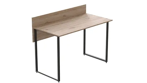 Компьютерный стол Ferrum-decor Скай 75x120x70 черный ДСП Дуб Сан-Марино 16мм (FRD-103654)