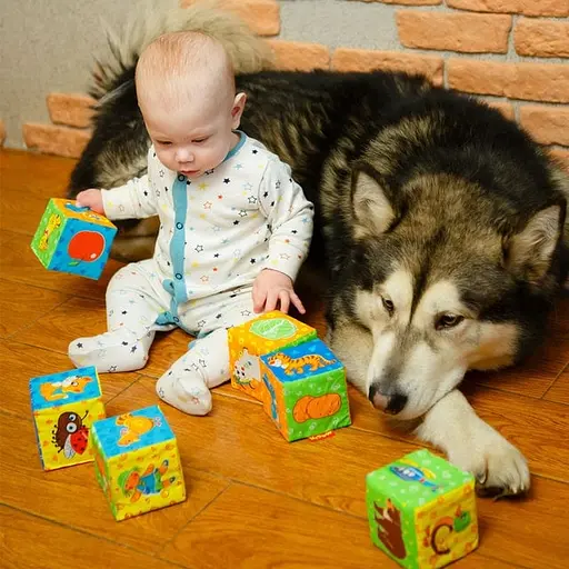 Уцінка. Набір м'яких кубиків Масік Мій маленький світ (МС 090601-01) - фото 3