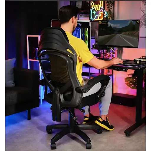 Геймерское кресло Di Volio Sporte черный - фото 3