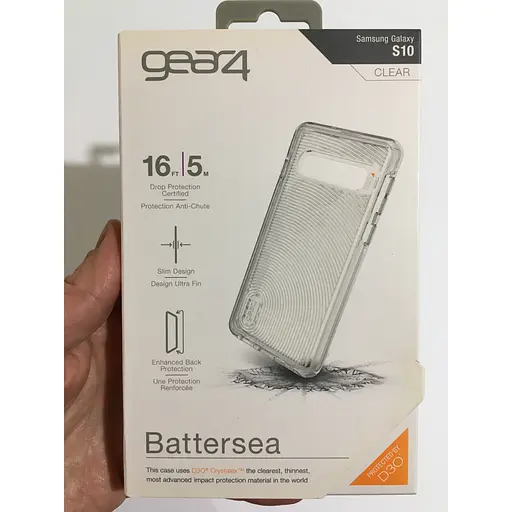 Протиударний чохол GEAR4 Battersea D3O для Samsung Galaxy S10 (6.1") Clear - фото 4