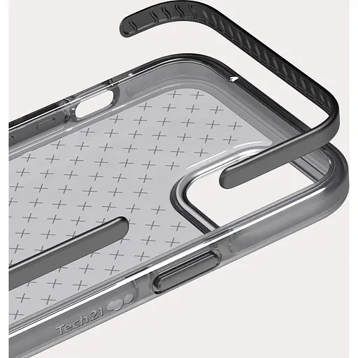 Оригінальний протиударний чохол Tech21 Evo Check MagSafe для Iphone 15 Pro Max (6.7") Smokey Black - фото 5