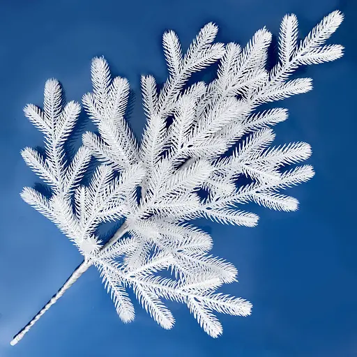 Ветви хвойные искусственные Hvoya Traditional белые 60 см 15 шт. - фото 2