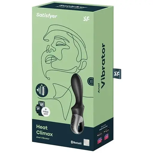 Cмарт-вибратор для простаты Satisfyer Heat Climax подогрев до 40°